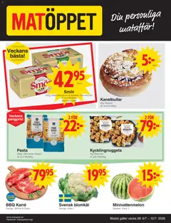 Förhandsgranska reklamblad Matöppet erbjudanden från butik Matöppet gäller från 06/07/2026