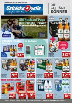 Vorschau von dem Prospekt des Geschäftes Getränke Quelle, gültig ab dem 11.05.2026