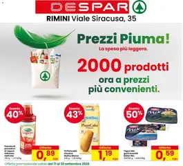 Anteprima dell'opuscolo Despar volantino Rimini dal negozio Despar valido da 17/09/2026