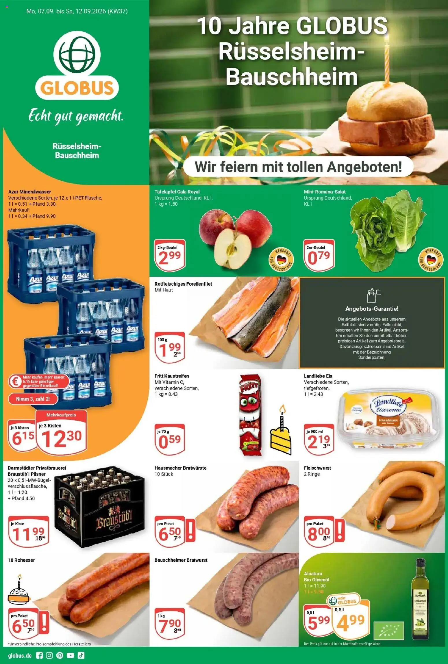 Vorschau von dem Prospekt des Geschäftes Globus, gültig ab dem 07.09.2026