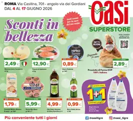 Anteprima dell'opuscolo Oasi volantino Superstore Roma dal negozio Oasi valido da 04/06/2026