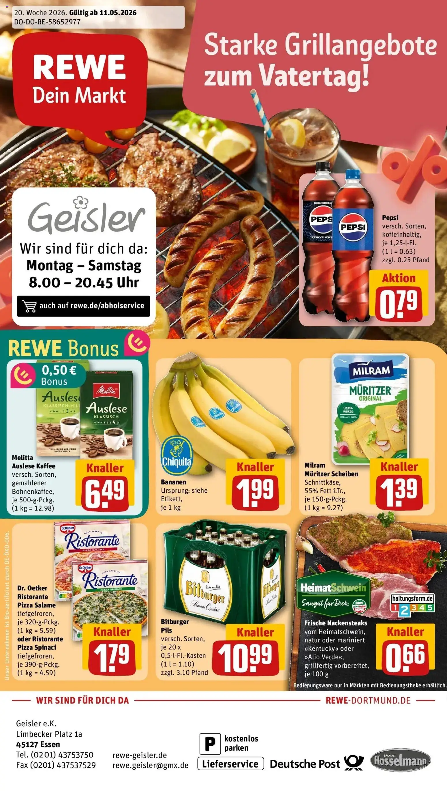 Vorschau von dem Prospekt des Geschäftes Rewe, gültig ab dem 10.05.2026