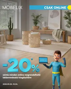 Möbelix - Möbelix akciós újság megtekintése, amely érvényes 2026.09.28.-től