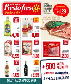 Anteprima dell'opuscolo Presto Fresco volantino dal negozio Presto Fresco valido da 11/05/2026