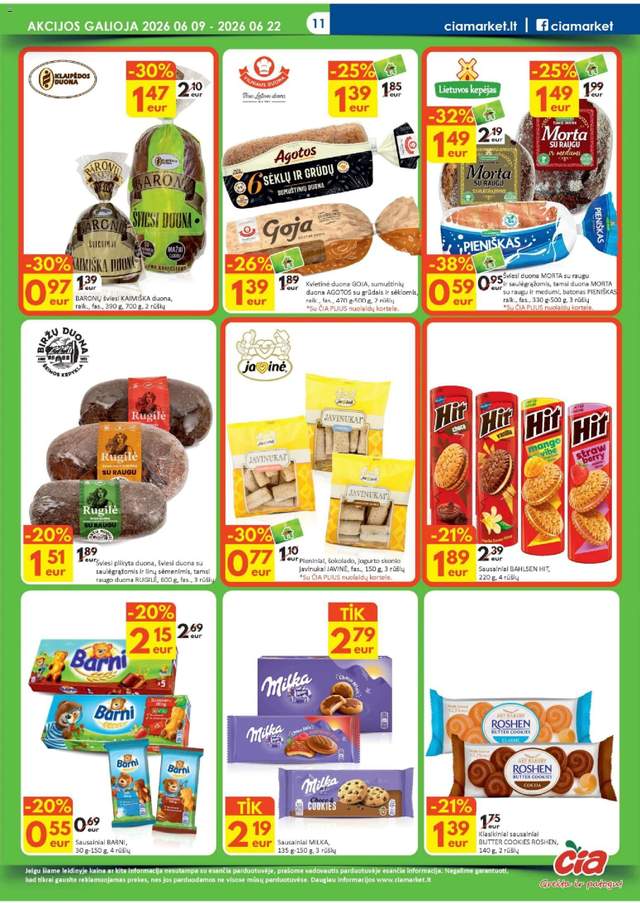 Naujas Čia market leidinys nuo 06.09