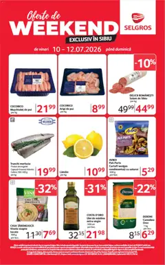 Previzualizarea de cataloage: Selgros Selgros Catalog Oferte de weekend valabil de la 10.07.2026