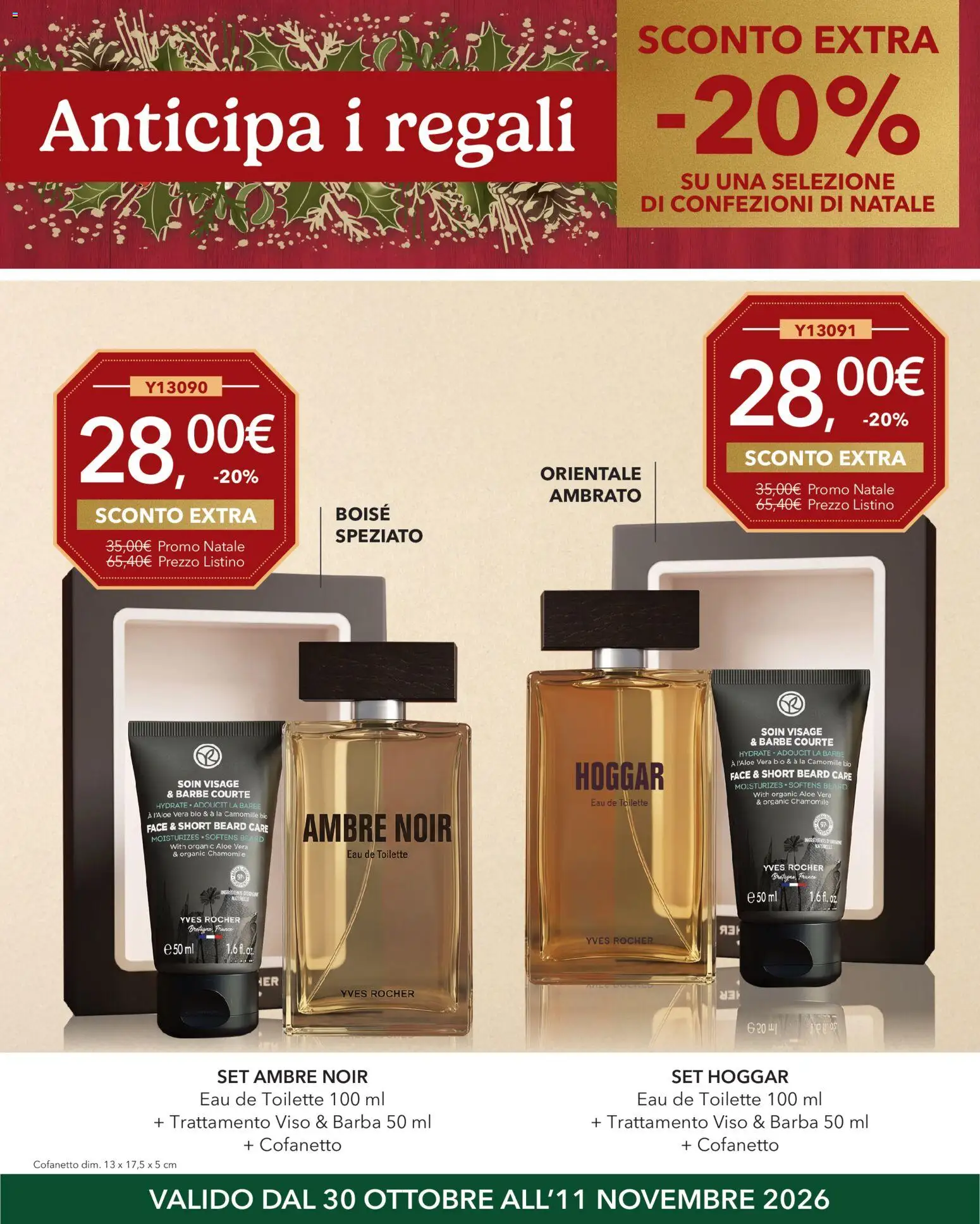 Anteprima dell'opuscolo Yves Rocher catalogo Anticipa I Regali dal negozio Yves Rocher valido da 30/10/2026 - Aloe vera
