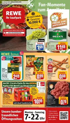 Vorschau von dem Prospekt des Geschäftes Rewe, gültig ab dem 08.06.2026