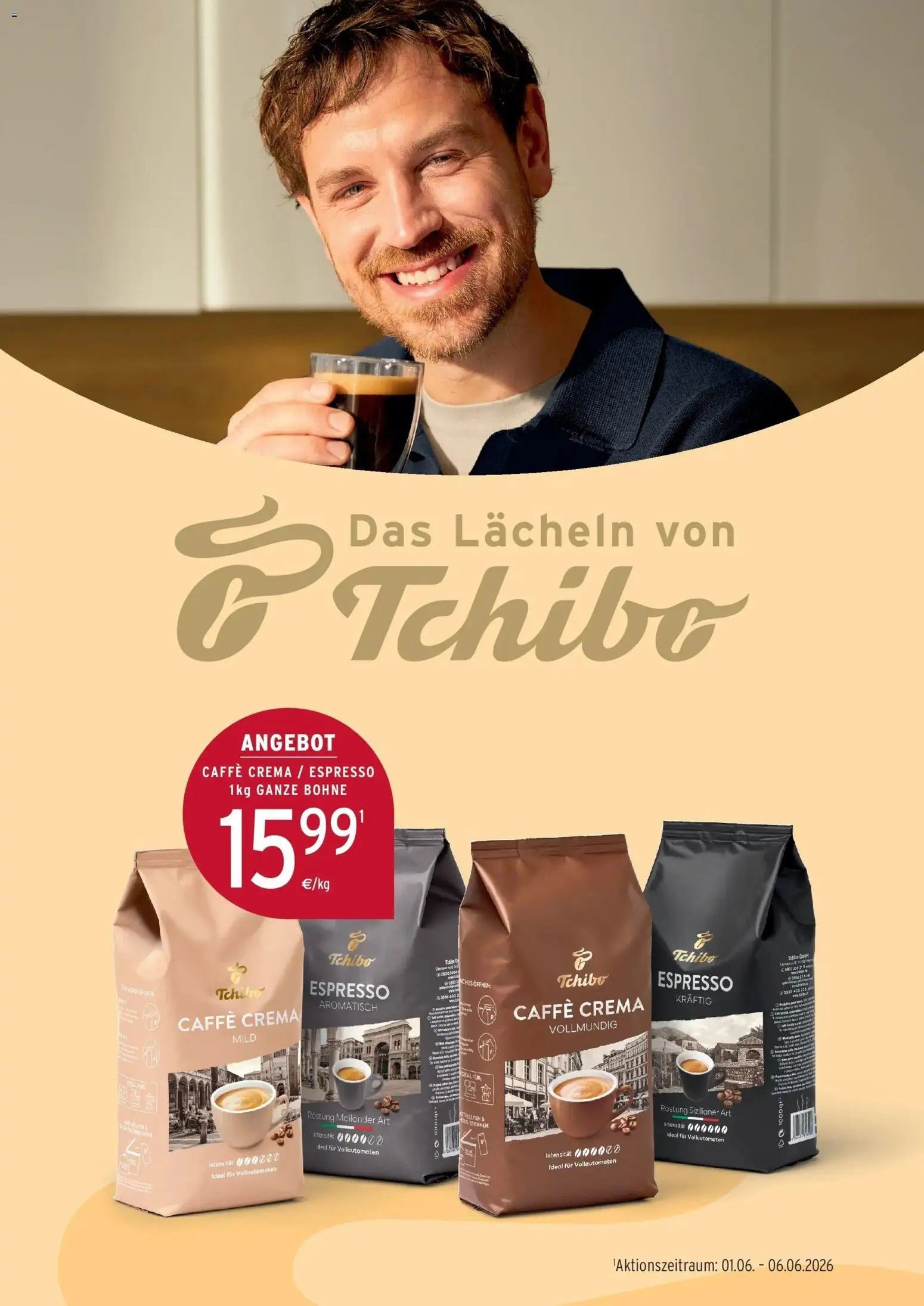 Vorschau von dem Prospekt des Geschäftes Tchibo, gültig ab dem 01.06.2026