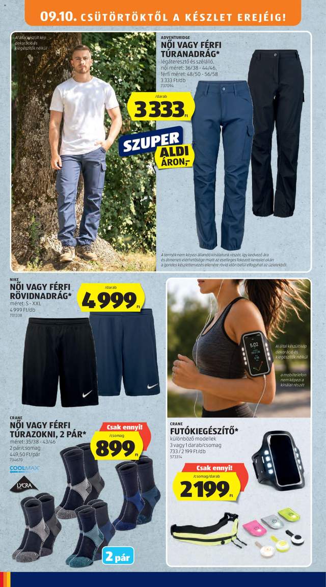 Új Aldi akciós újság 09.10.