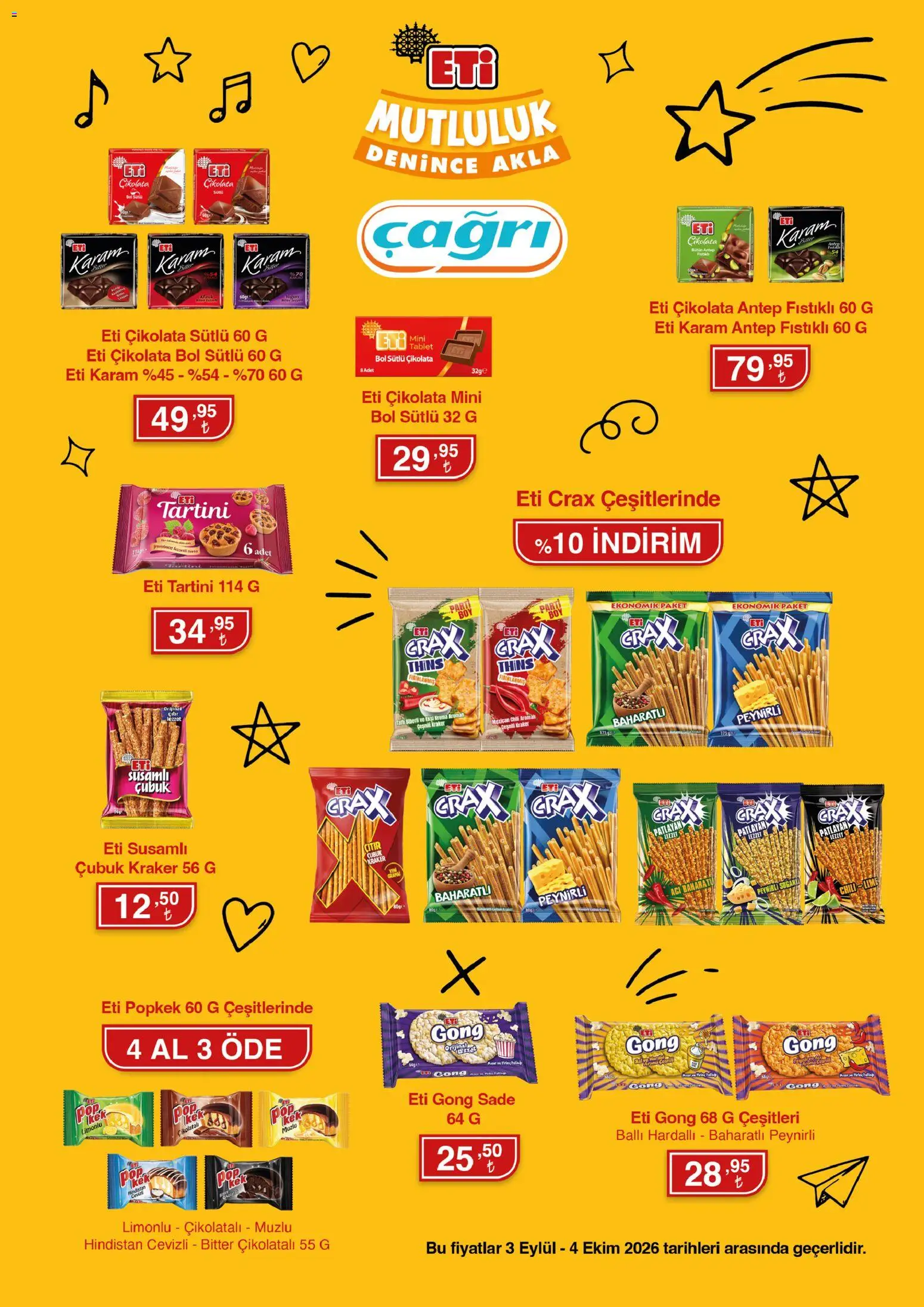 Çağrı Market Çağrı Market - Eti Katalog 03.09.2026 - Broşürünün önizlemesi