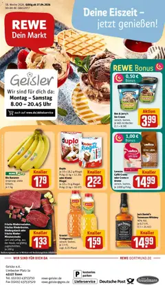 Vorschau von dem Prospekt des Geschäftes Rewe, gültig ab dem 27.04.2026