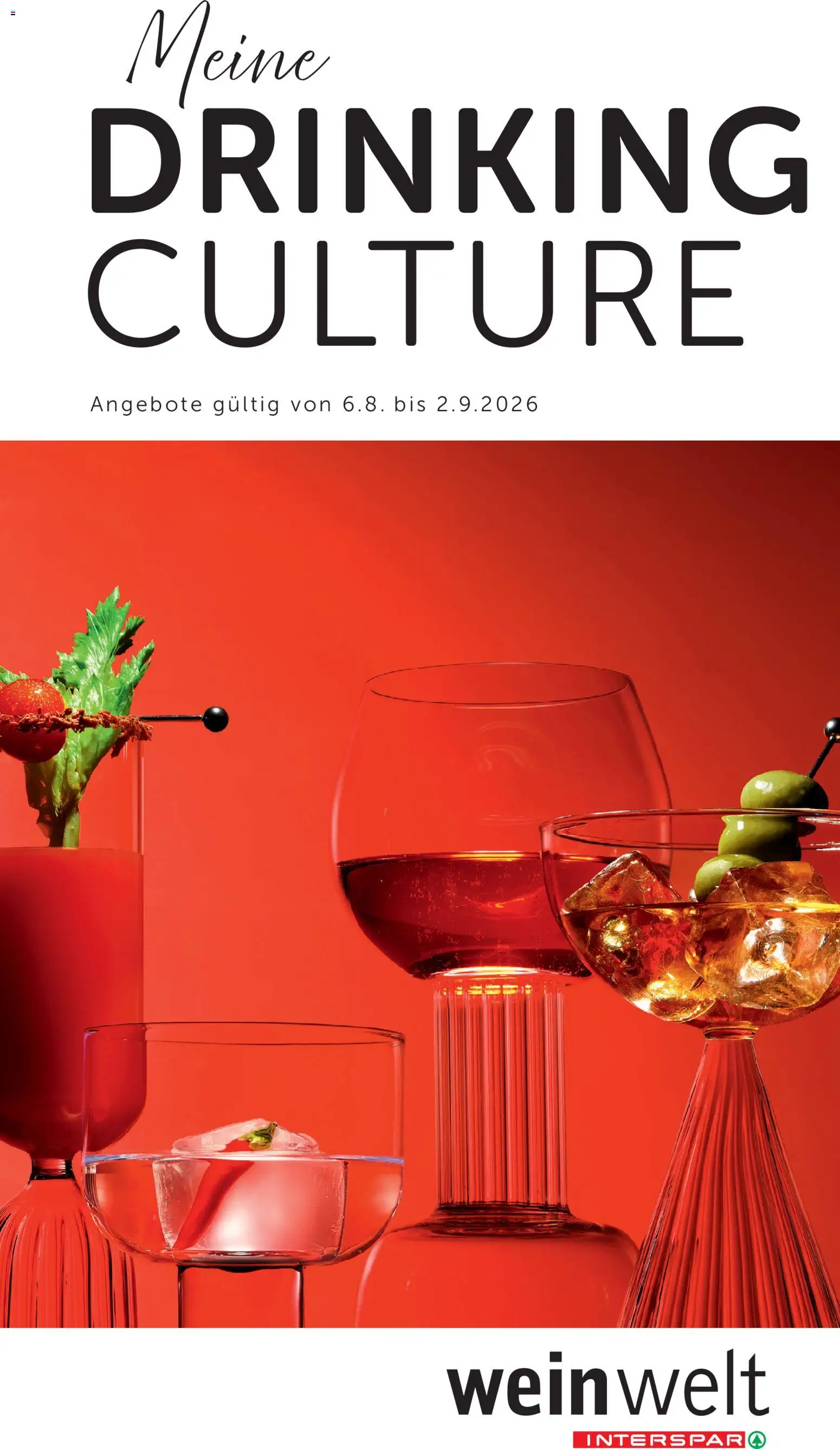 Vorschau der Angebote: Interspar Interspar Wein Welt - Drinking Culture gültig ab 06.08.2026