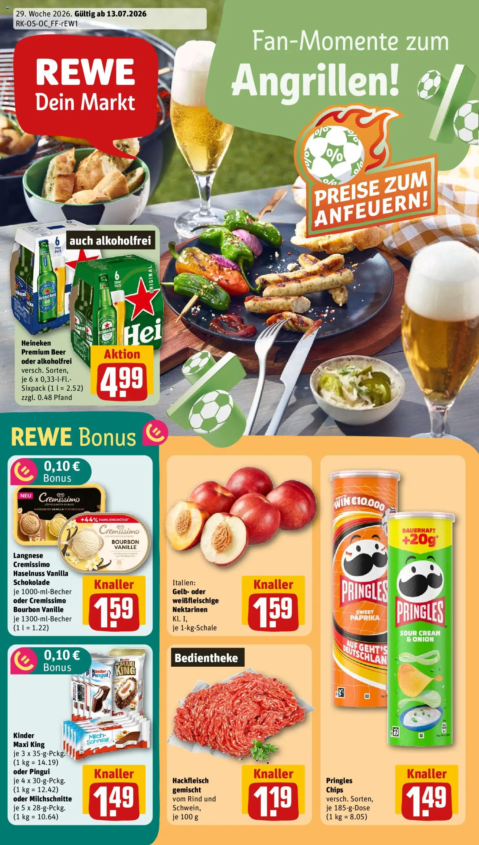 Vorschau von dem Prospekt des Geschäftes Rewe, gültig ab dem 13.07.2026