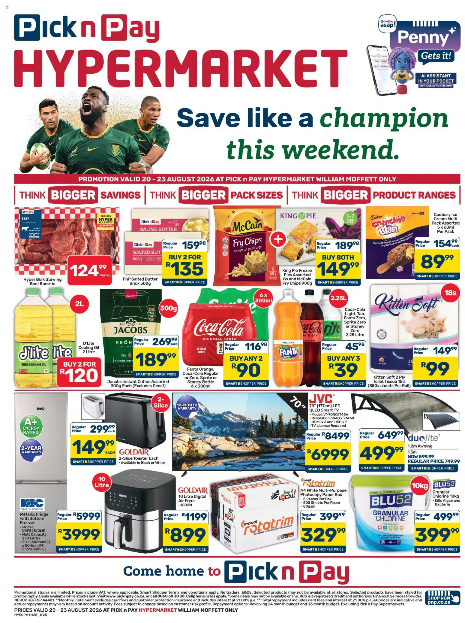 Preview of Pick n Pay flyer valid from 20/08/2026