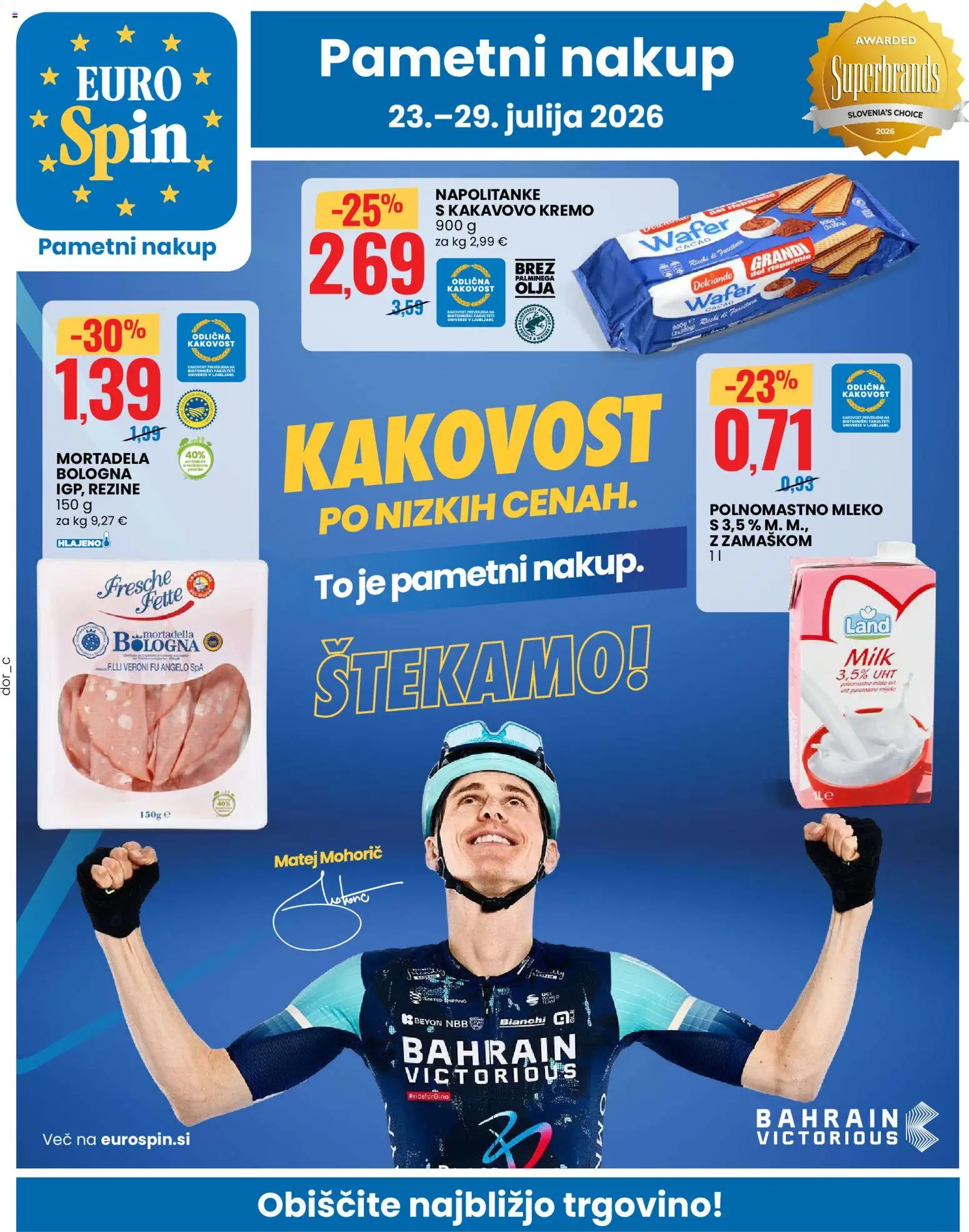 Predogled kataloga iz trgovine Eurospin veljaven od 23.07.2026