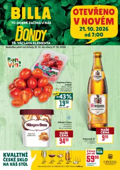 Náhled nabídky: Billa Billa leták - Mladá platný od 21.10.2026