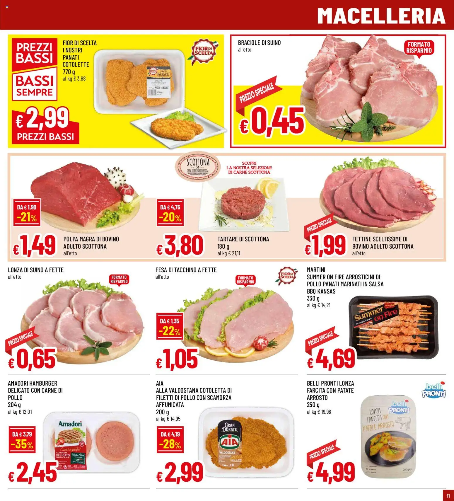 Anteprima dell'opuscolo Famila volantino Biella dal negozio Famila valido da 03/09/2026 - Pollo, Carne, Tacchino, Bovino, Martini, Patate, Suino, Arrosto