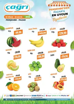 Çağrı Market Çağrı Market - Manav Katalog 30.04.2026 - Broşürünün önizlemesi
