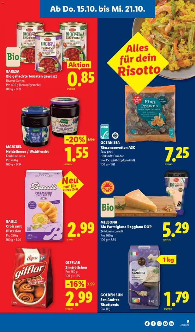 Neue Lidl Aktionen ab 15.10.