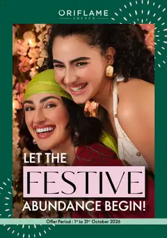 Preview of leaflet Oriflame Catalogue SAP Offers from store Oriflame is valid from 01/10/2026