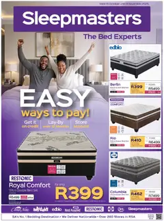 Preview of Sleepmasters flyer valid from 15/10/2026