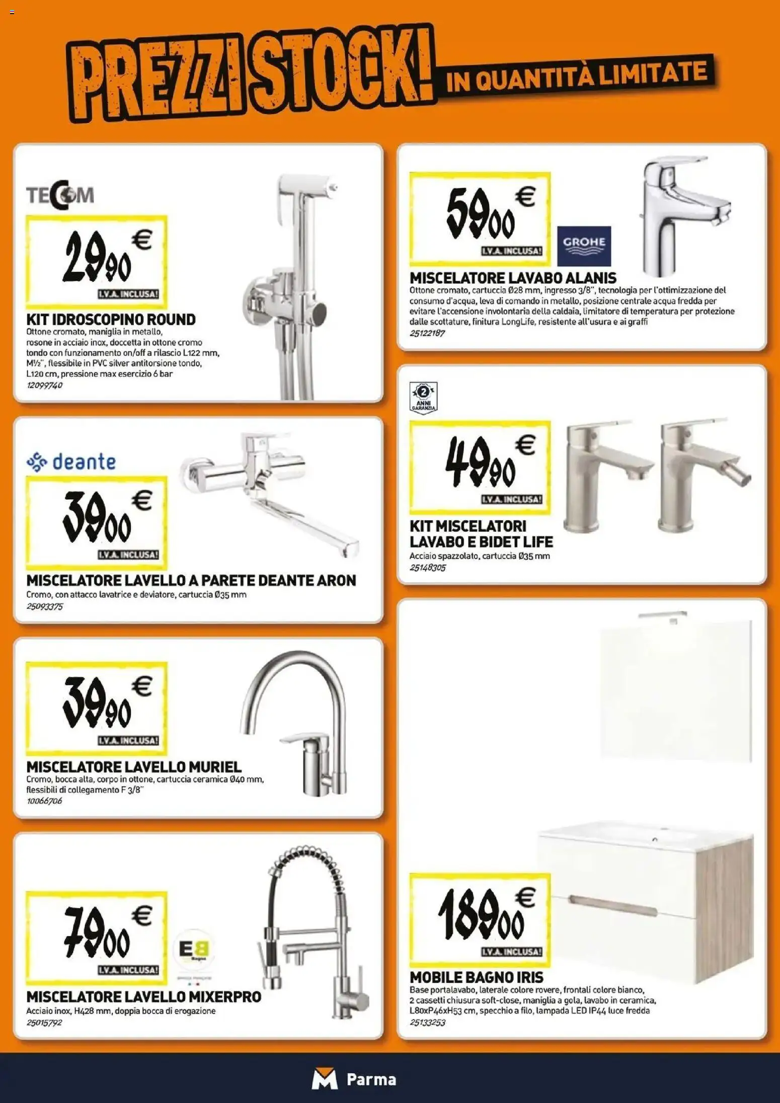Anteprima dell'opuscolo TECNOMAT catalogo Parma dal negozio TECNOMAT valido da 29/10/2026