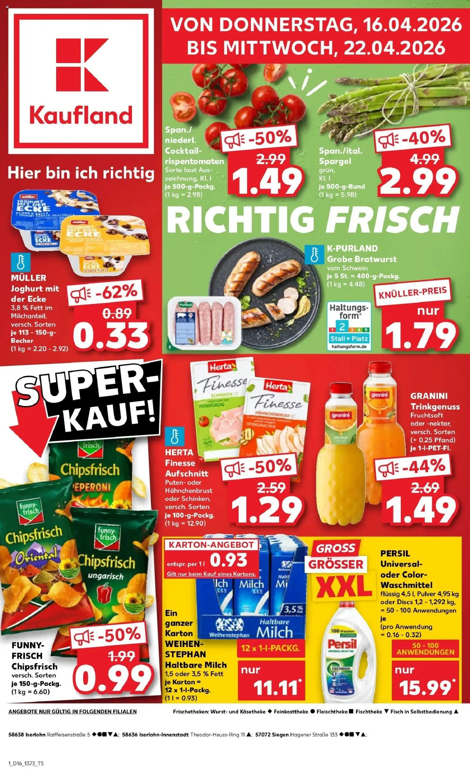 Luxus Kaufland Iserlohn Prospekt Bild