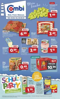 Vorschau von dem Prospekt des Geschäftes Combi, gültig ab dem 03.08.2026