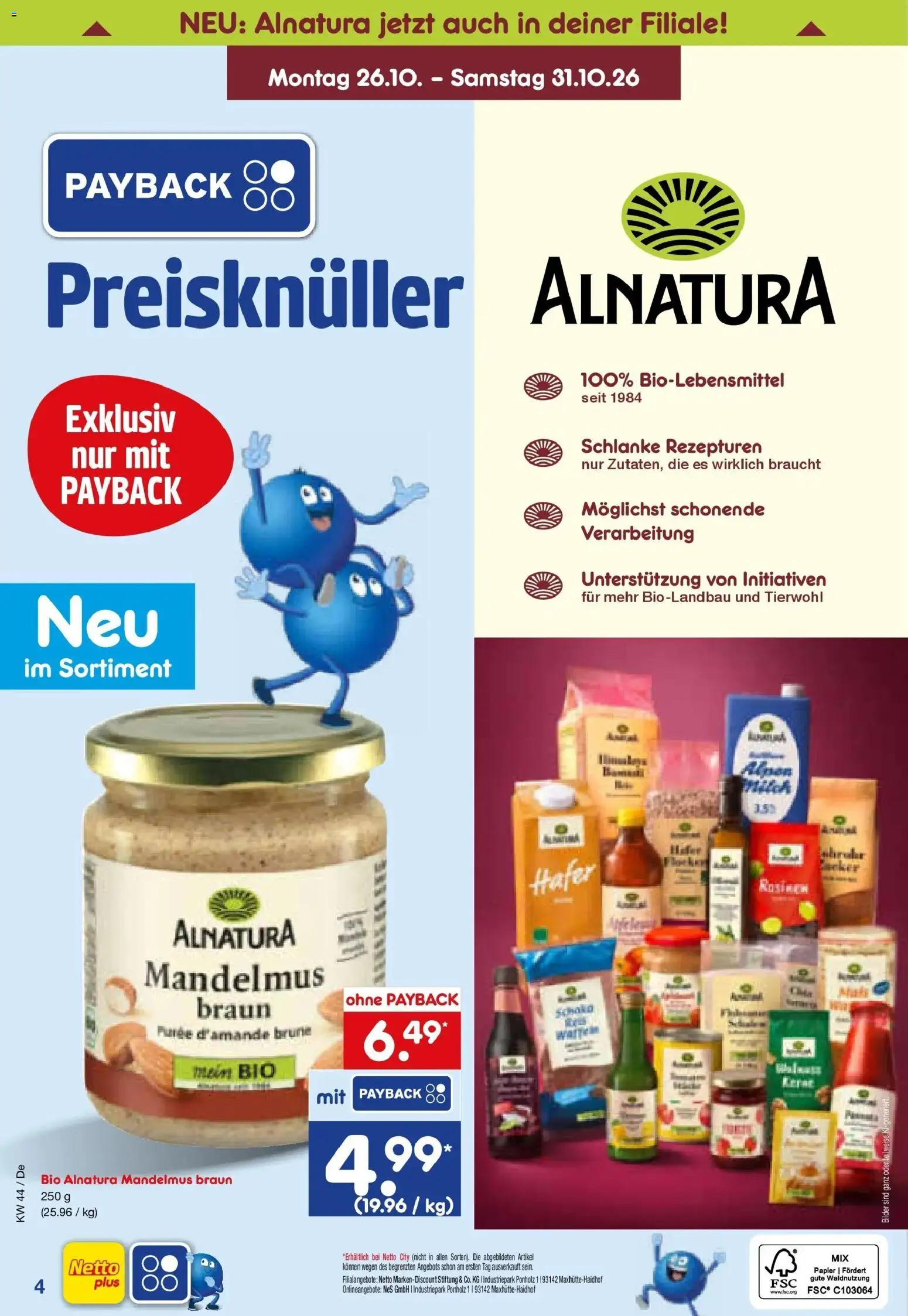 Vorschau von dem Prospekt des Geschäftes Netto Marken-Discount, gültig ab dem 26.10.2026