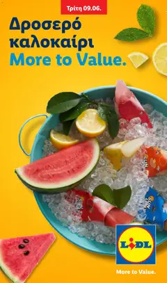 Προεπισκόπηση φυλλαδίου Lidl Summer booklet από το κατάστημα Lidl σε ισχύ από 09/06/2026