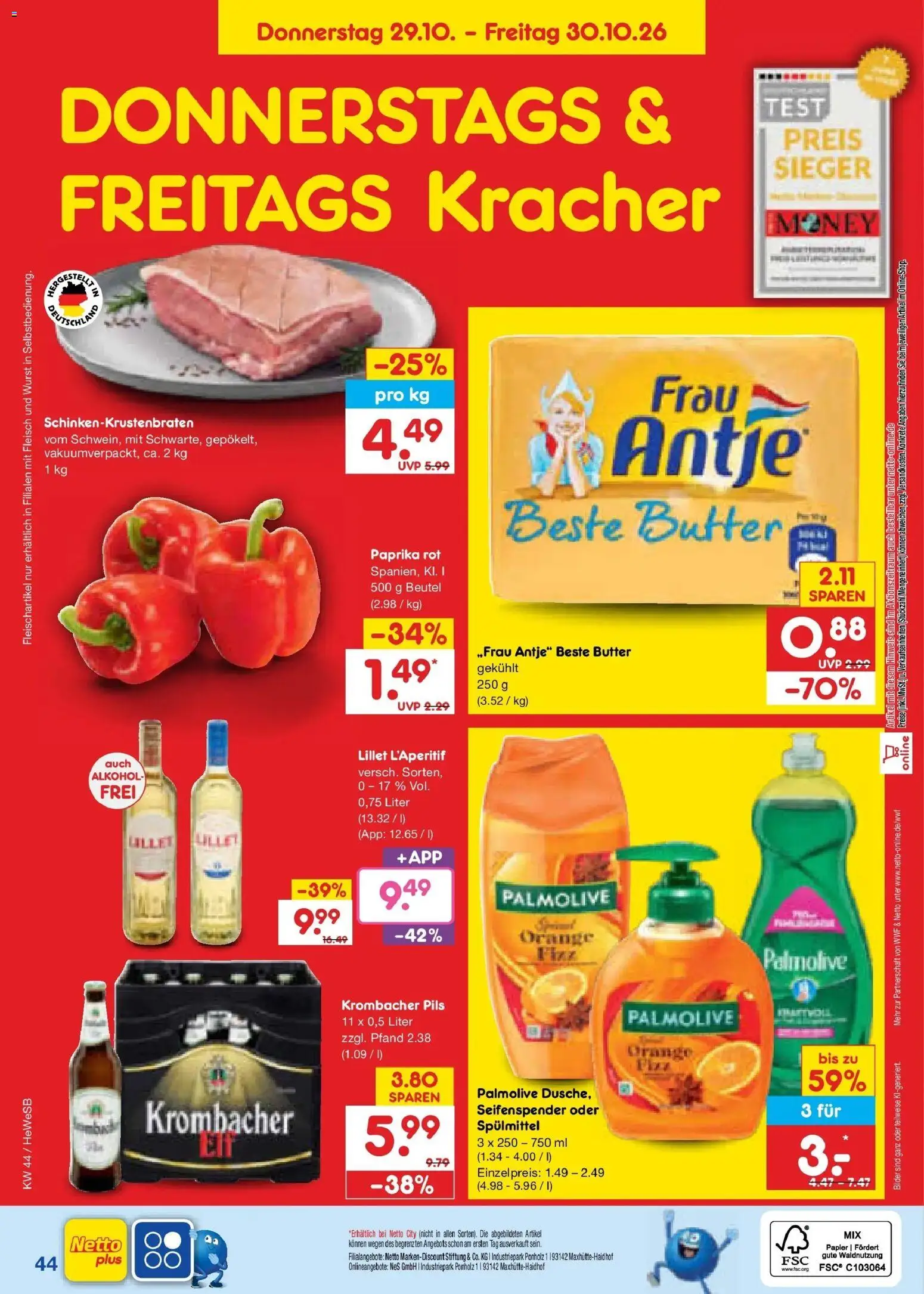 Vorschau von dem Prospekt des Geschäftes Netto Marken-Discount, gültig ab dem 26.10.2026