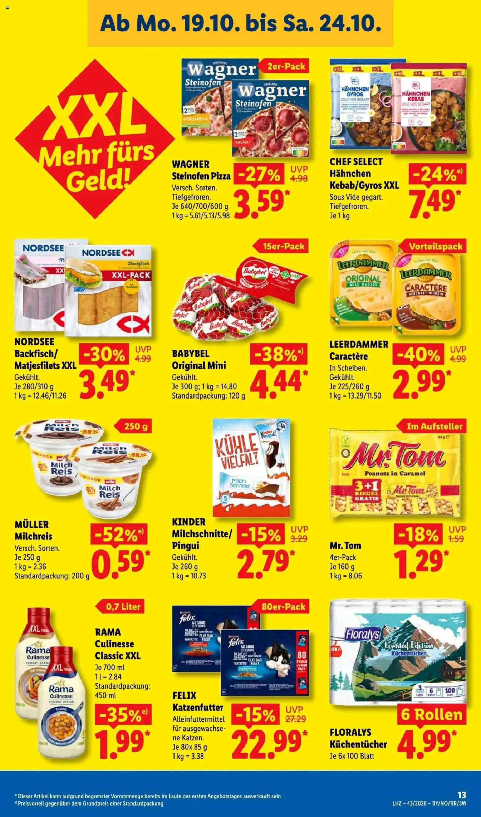 Vorschau von dem Prospekt des Geschäftes Lidl, gültig ab dem 19.10.2026