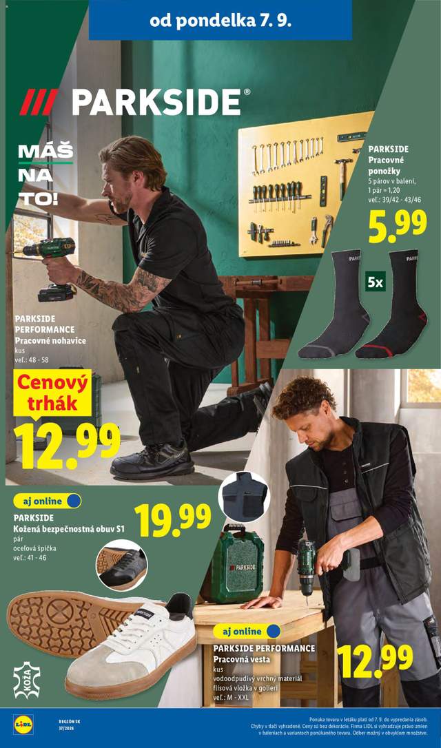 Nový Lidl leták od 07.09.
