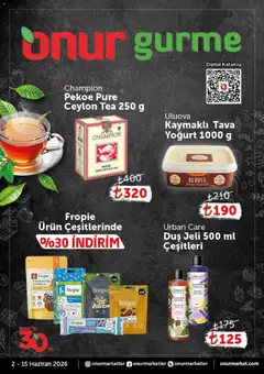 Onur Market Onur Market - Katalog Gurme 02.06.2026 - Broşürünün önizlemesi