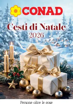 Anteprima dell'opuscolo Conad volantino Natale Lombardia dal negozio Conad valido da 26/10/2026