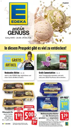 Vorschau von dem Prospekt des Geschäftes Edeka, gültig ab dem 24.08.2026