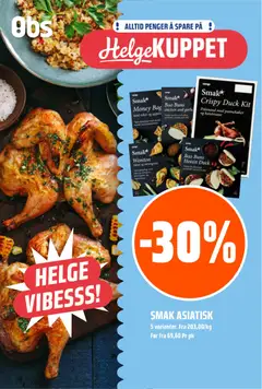 Forhåndsvis Coop Obs Helgemat Kuppet fra butikk Coop Obs gyldig fra 23/07/2026