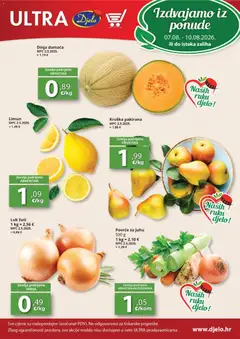 Pregled letka Djelo Katalog trgovine Djelo vrijedi od 07.08.2026
