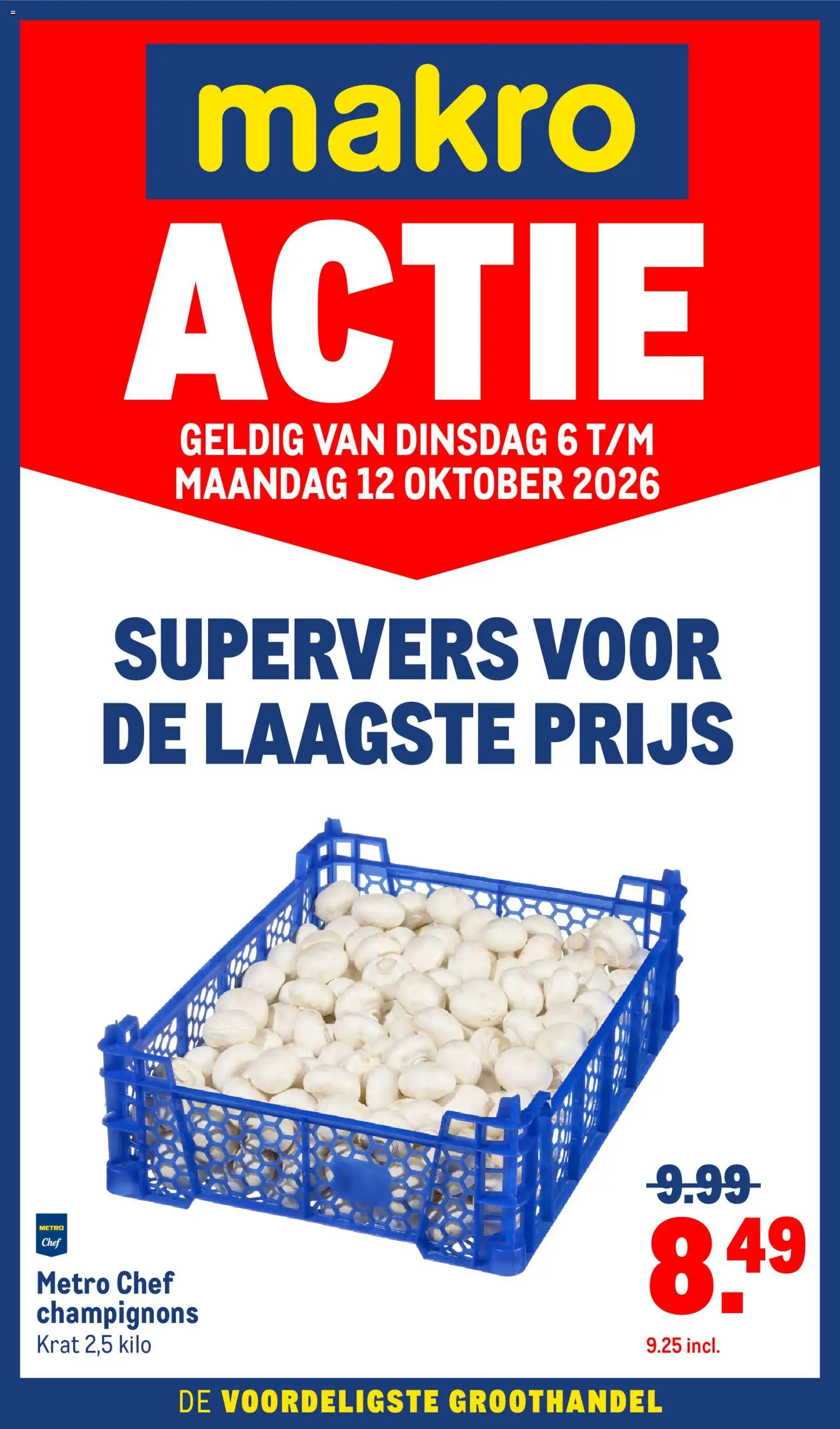 Voorbeeld van Makro folder - Actie van winkel Makro geldig vanaf 06-10-2026 - Champignons