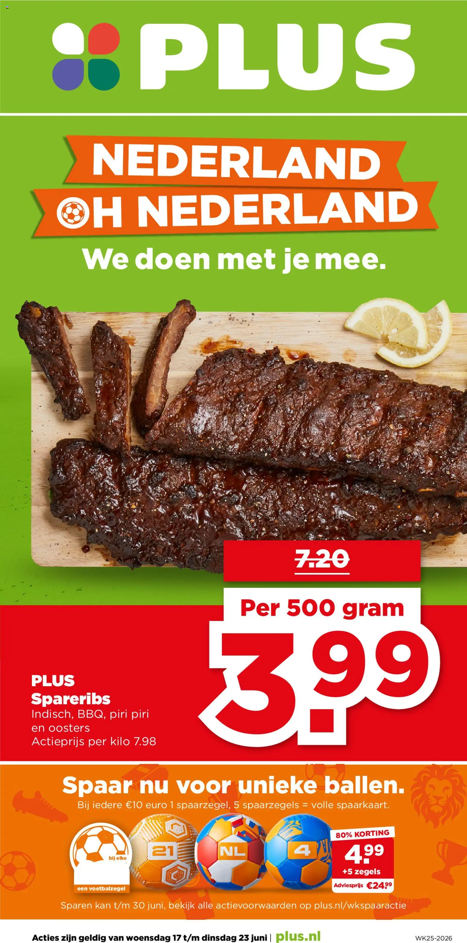 Voorbeeld van Plus folder week 25 van winkel Plus geldig vanaf 17-06-2026