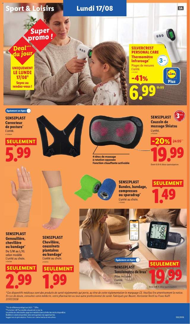 Nouveau catalogue Lidl à partir du 13/08