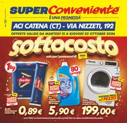 Anteprima dell'opuscolo SuperConveniente volantino Aci Catena dal negozio SuperConveniente valido da 13/10/2026
