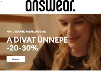 Ajánlatok - Answear megtekintése, amely érvényes 2026.04.29.-től