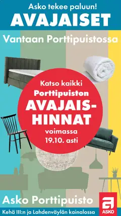Kaupan Asko Asko tarjoukset Porttipuisto esikatselu, voimassa 25/09/2026