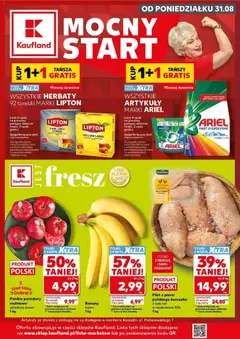 Pogląd gazetki "Kaufland gazetka - Mocny start" ze sklepu Kaufland ważnej od 31.08.2026