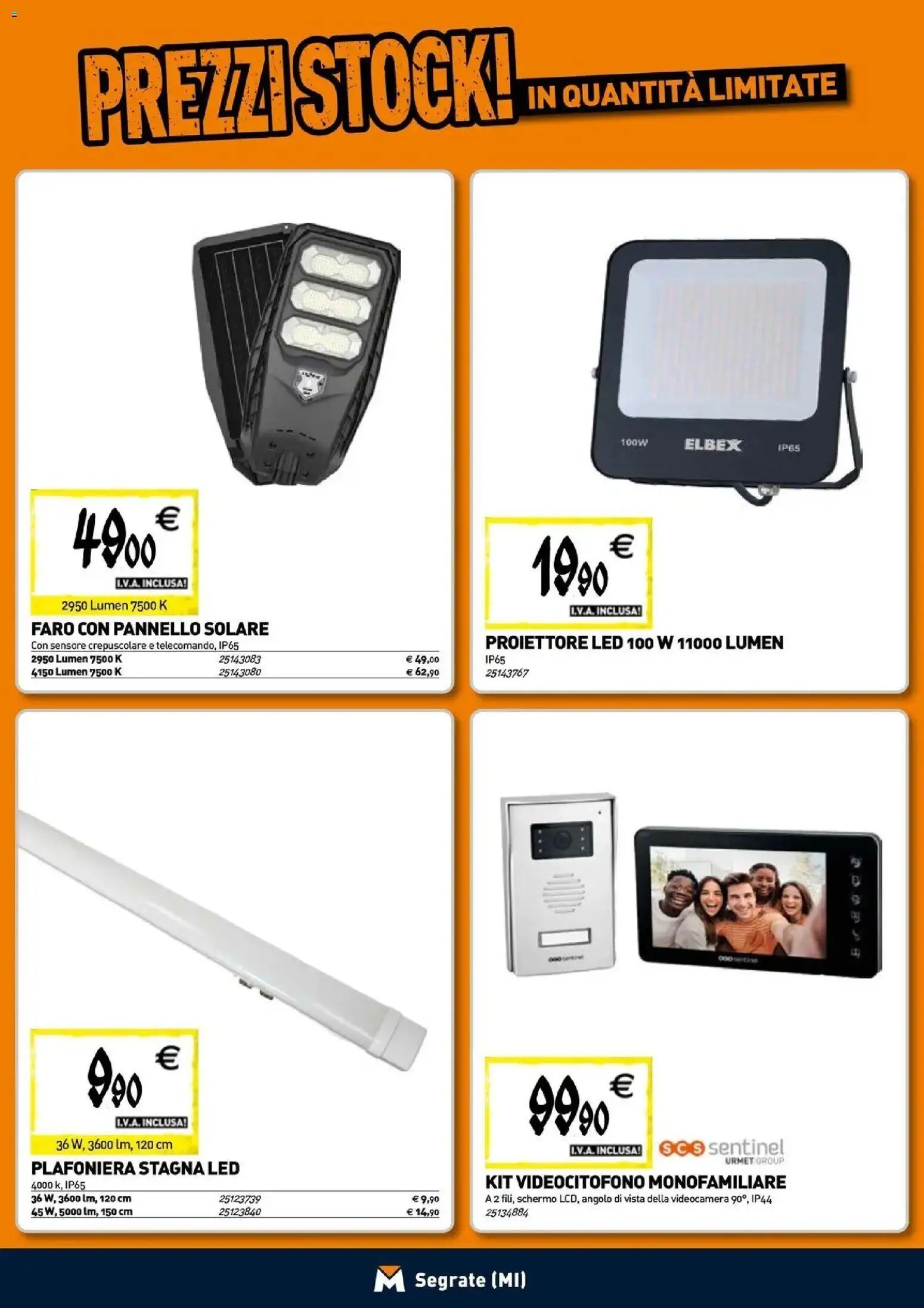 Anteprima dell'opuscolo TECNOMAT catalogo Segrate dal negozio TECNOMAT valido da 29/10/2026