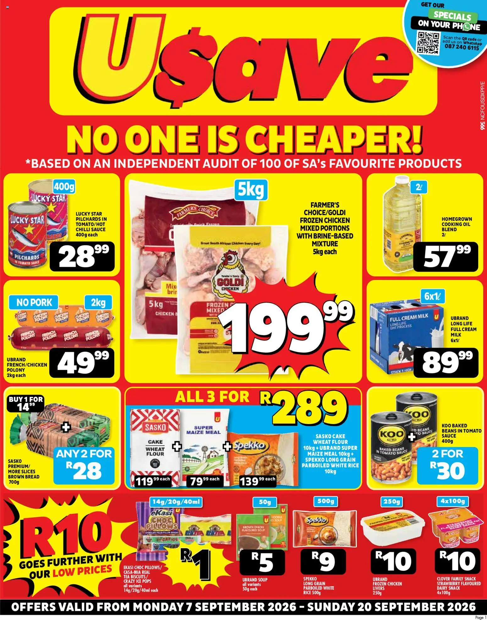 Preview of Usave flyer valid from 07/09/2026