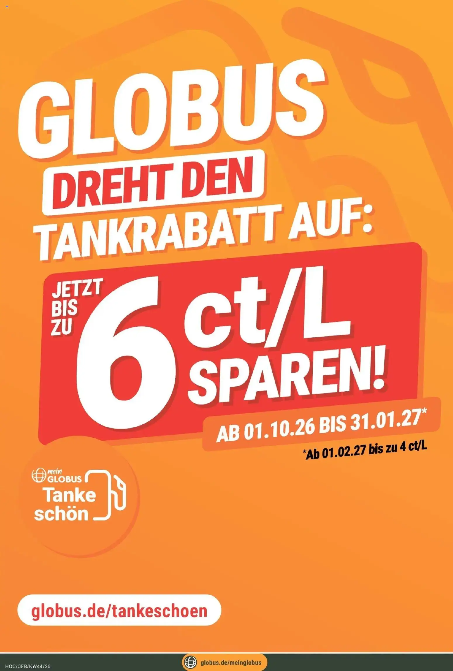 Vorschau von dem Prospekt des Geschäftes Globus, gültig ab dem 26.10.2026