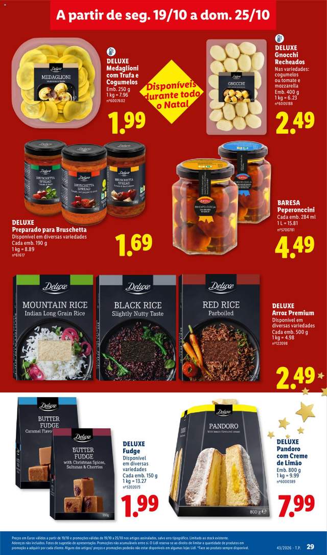 Novo folheto Lidl a partir de 19/10